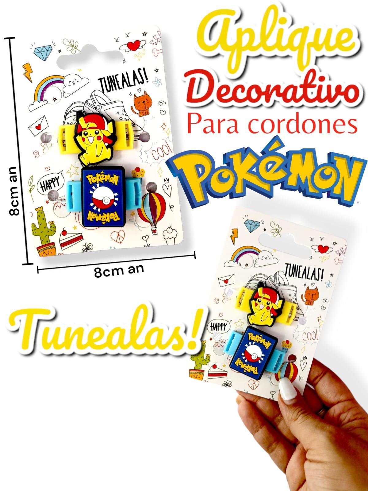 Aplique Decorativo Para Cordones Pokemon TUNEALAS